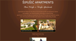 Desktop Screenshot of apartments-sipusic.com
